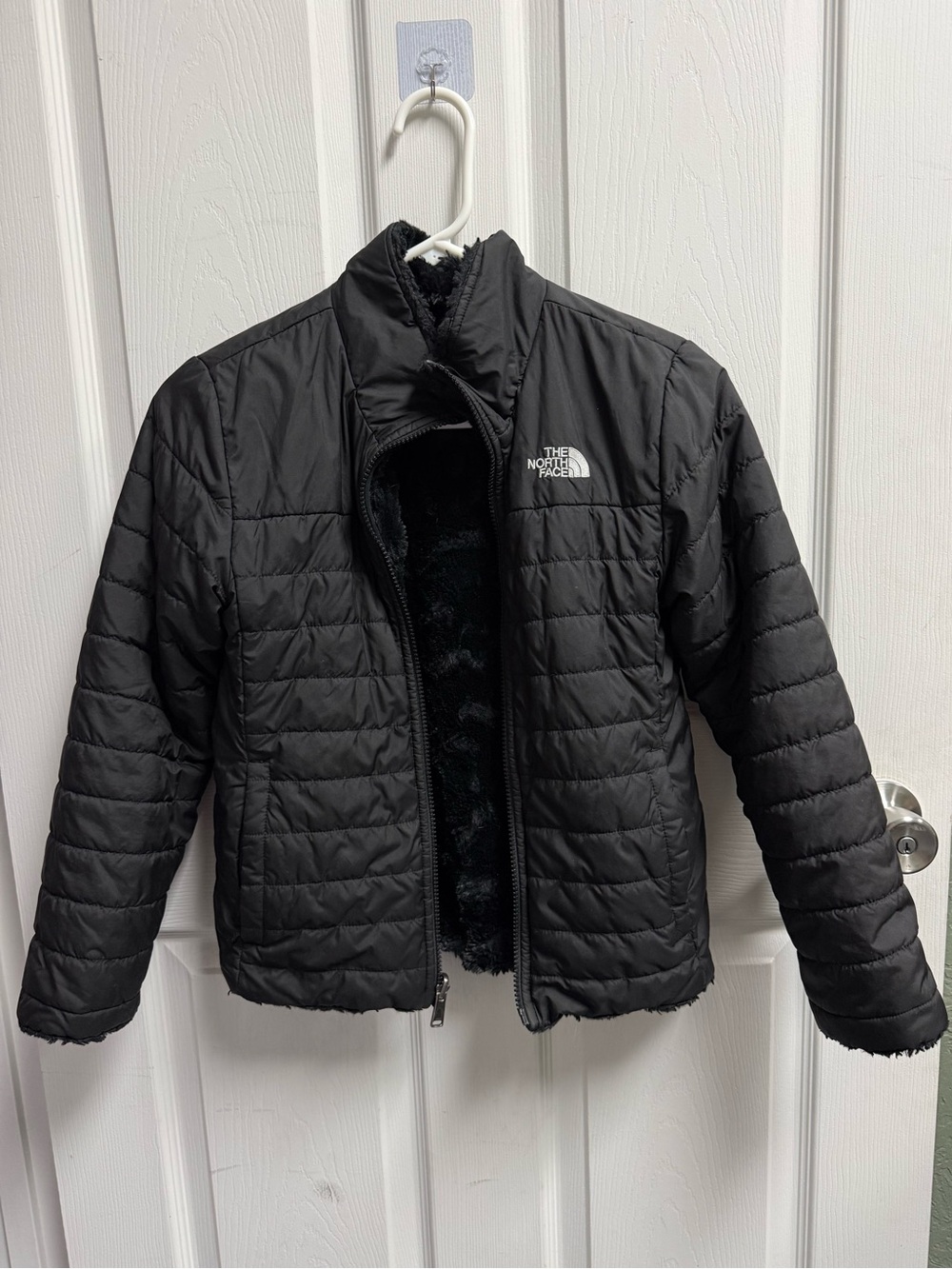 The North Face Reversible Mossbud Swirl jacket